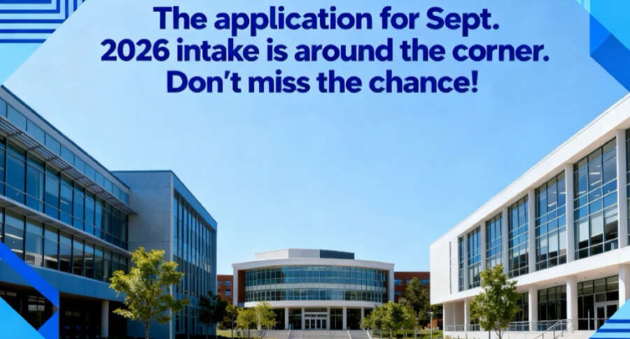 Sept.2026 intake: Full Tuition Coverage+Popular Majors Available